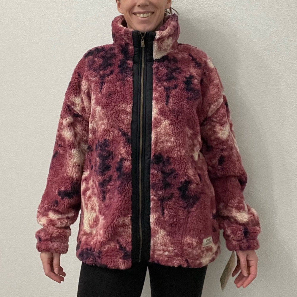 NWT   FRYE AND CO Women's Fleece Sherpa Jacket